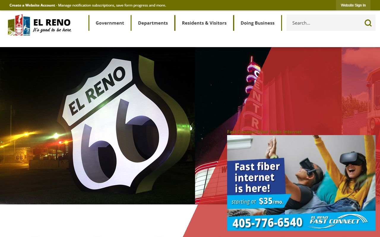 El Reno city information for Canadian County warrant records