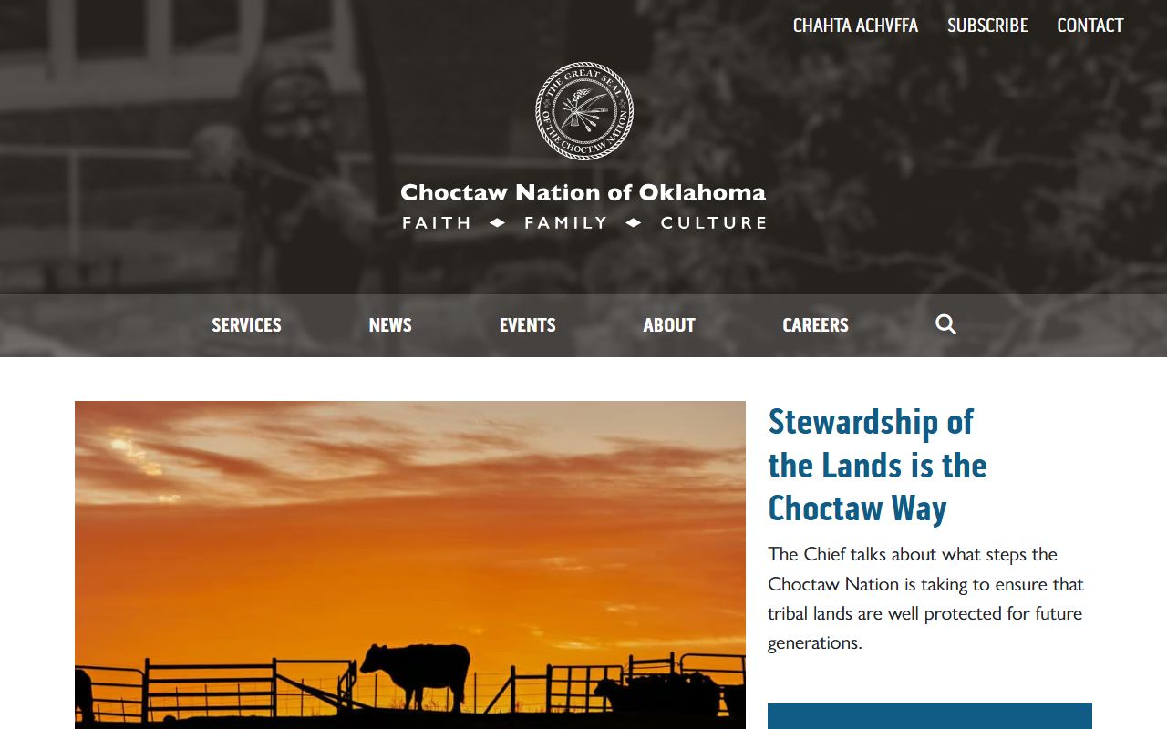 Choctaw Nation government information for Choctaw County warrant records