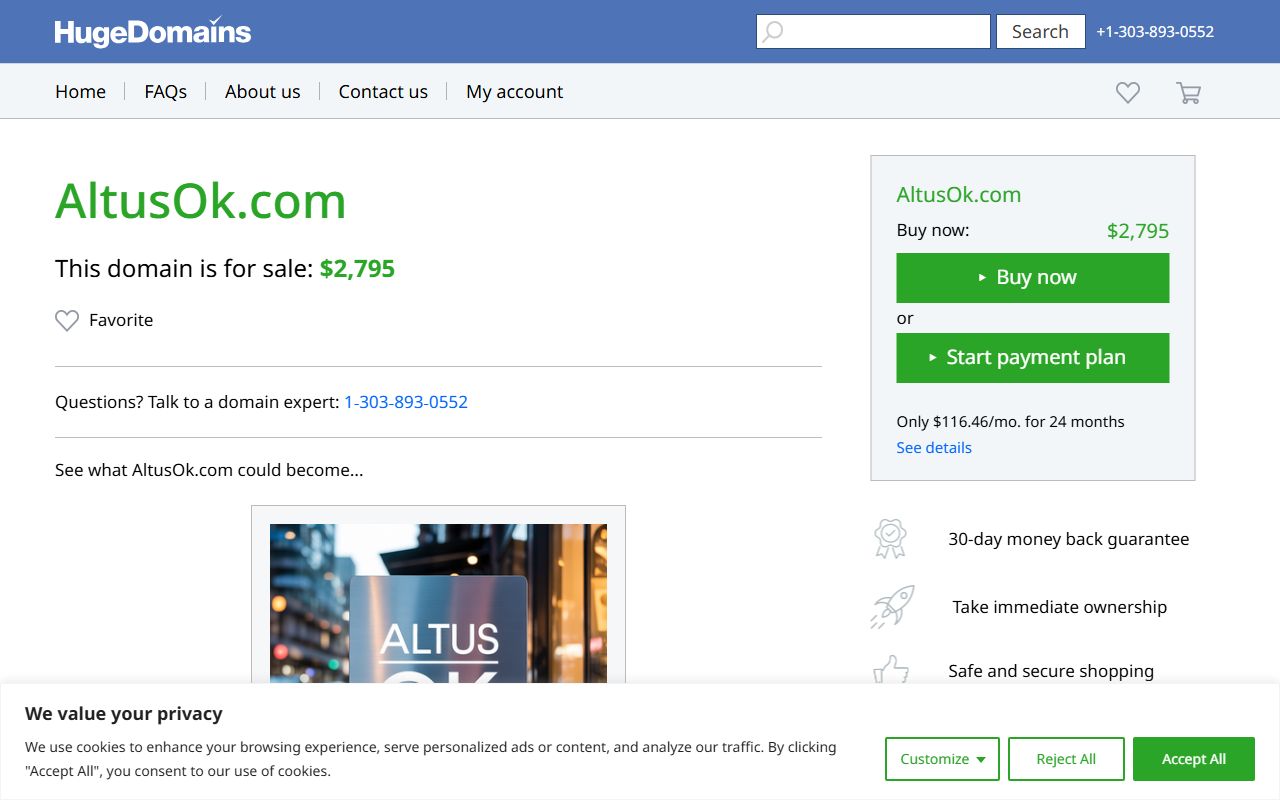 Altus city information for Jackson County warrant records