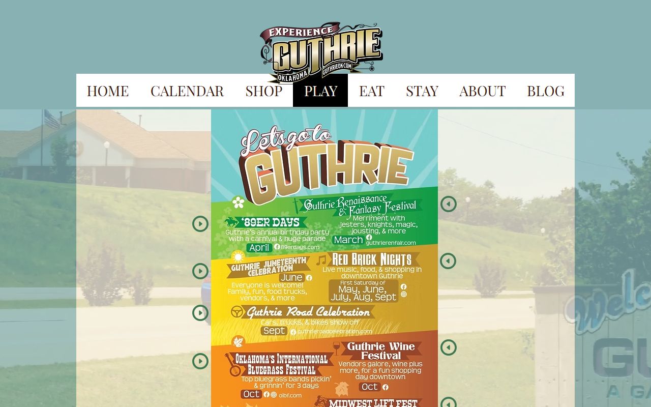 Guthrie city information for Logan County warrant record searches