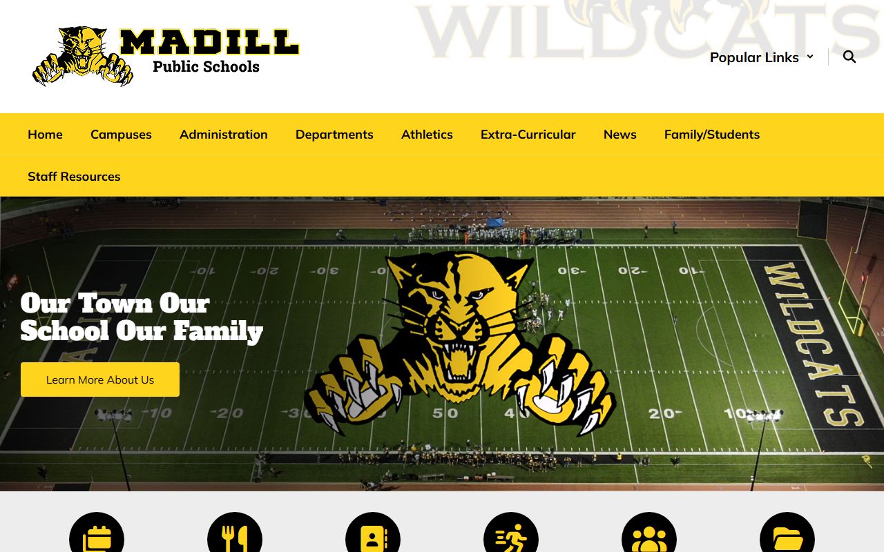 Madill city information for Marshall County warrant record searches